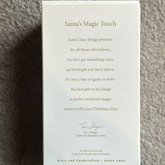 Hallmark Keepsake Ornaments: 2009 Santa’s Magic Touch! - Picture 6 of 9